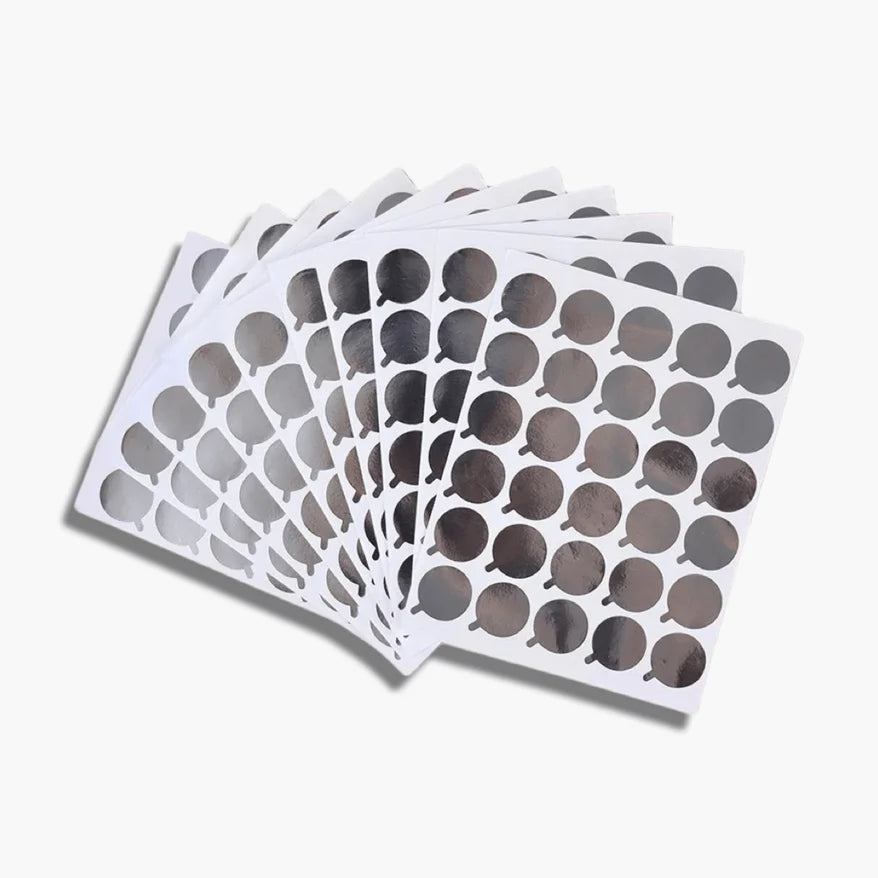 Silver Adhesive Stickers - The Lash Shop